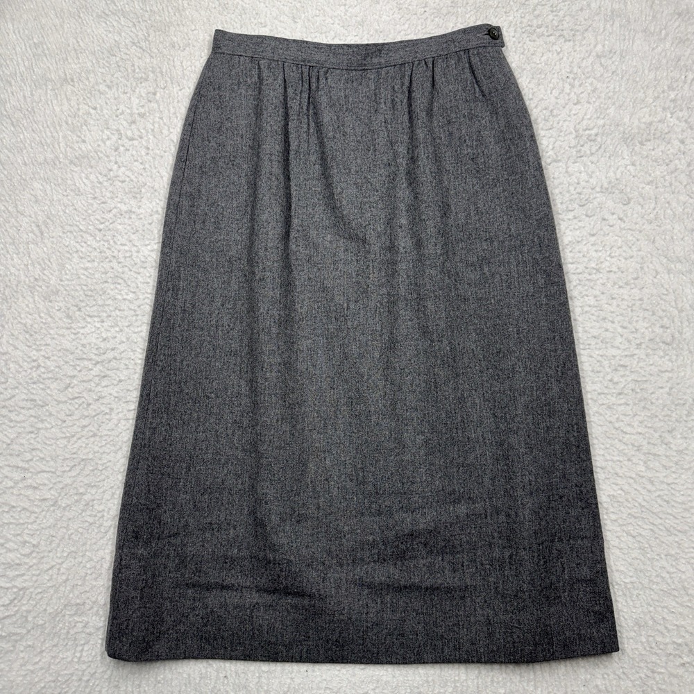 (FLAWS) Vintage Pendleton 100% Virgin Wool 2-Piece Skirt Blazer Suit Set Size XS - Picture 10 of 16